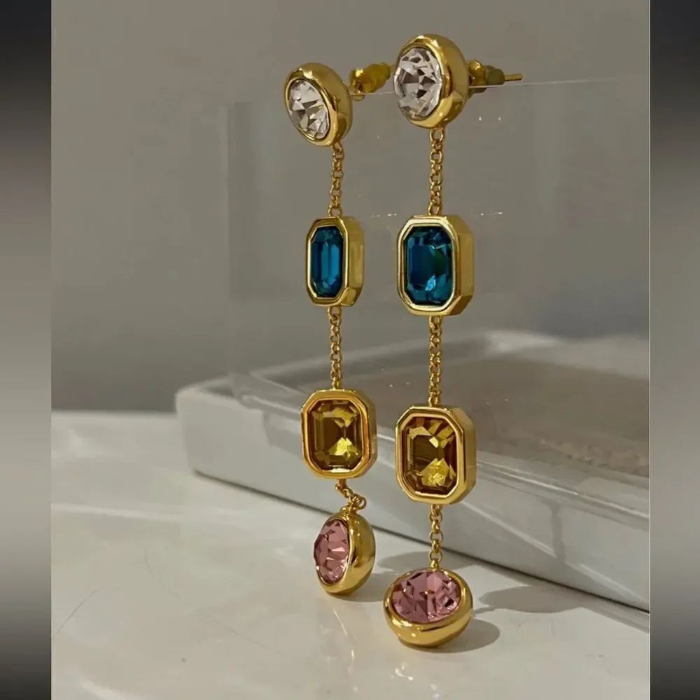 ColorfulādangleāearringsāN765 - Picture 2 of 5